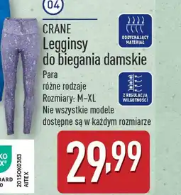 ALDI CRANE Legginsy do biegania damskie oferta