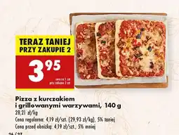 Biedronka Pizza z kurczakiem i grillowanymi warzywami Biedronka oferta