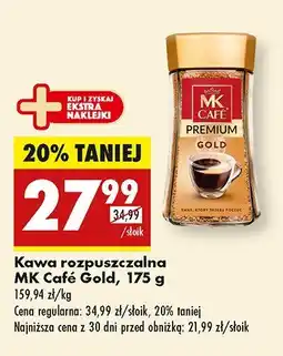 Biedronka Kawa rozpuszczalna MK Café Gold oferta