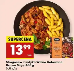 Biedronka Strogonow z indyka Wolno Gotowane Kraina Mięs oferta