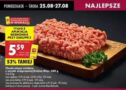 Biedronka Mięso mielone z szynki wieprzowej Kraina Mięs oferta