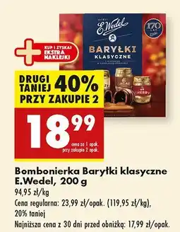 Biedronka Bombonierka Baryłki klasyczne E.Wedel oferta