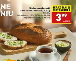 Biedronka Chleb nowodworski z maślanką i makiem Biedronka oferta