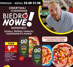 Biedronka Sałatka rybna proteinowa Go Active z łososiem oferta