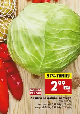 Biedronka Kapusta na gołąbki Biedronka oferta