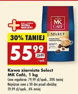 Biedronka Kawa ziarnista Select MK Cafe oferta