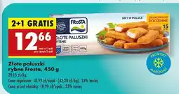 Biedronka Złote paluszki rybne Frosta oferta