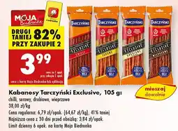 Biedronka Kabanosy Tarczyński Exclusive oferta