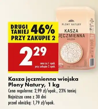 Biedronka Kasza jęczmienna wiejska Plony Natury oferta