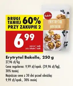 Biedronka Erytrytol Bakello oferta