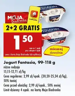 Biedronka Jogurt Fantasia oferta