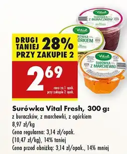 Biedronka Surówka z buraczków z marchewką z ogórkiem Vital Fresh oferta