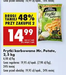 Biedronka Frytki karbowane Mr. Potato oferta