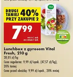 Biedronka Lunchbox z gyrosem Vital Fresh oferta