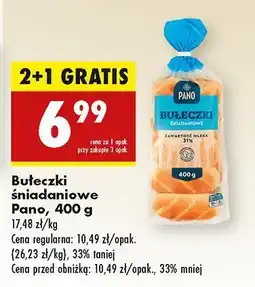 Biedronka Bułeczki śniadaniowe Pano oferta