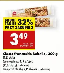 Biedronka Ciasto francuskie Bakello oferta