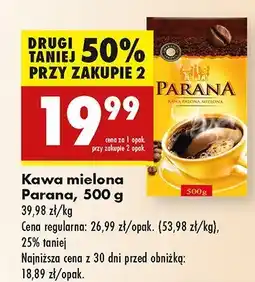 Biedronka Kawa mielona Parana oferta