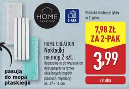 ALDI HOME CREATION Nakładki na mop oferta