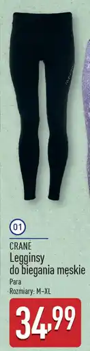 ALDI CRANE Legginsy do biegania męskie oferta