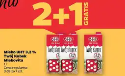 Netto Mleko UHT 3,2% Twój Kubek Mlekovita oferta