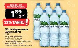 Netto Woda niegazowana Żywiec Zdrój oferta