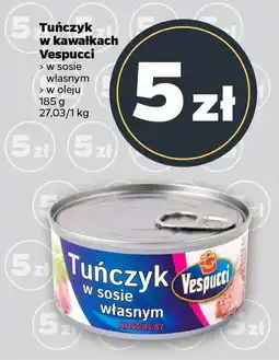 Netto Tuńczyk w kawałkach Vespucci oferta