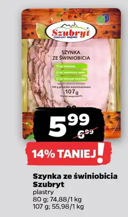 Netto Szynka ze świniobicia Szubryt oferta