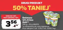 Netto Śmietana 12% Primo Zott oferta
