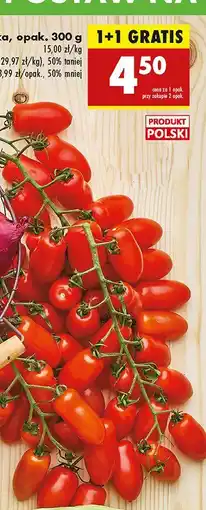 Biedronka Pomidor mini San Marzano gałązka 1 opak. Biedronka oferta