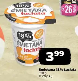 Netto Śmietana 18% Łaciata oferta