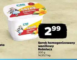 Netto Serek homogenizowany waniliowy Rolmlecz oferta