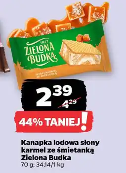 Netto Kanapka lodowa słony karmel ze śmietanką Zielona Budka oferta