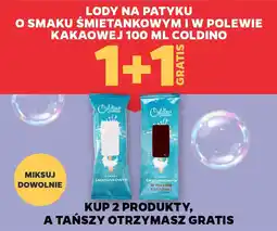 Netto Lody na patyku o smaku śmietankowym i w polewie kakaowej coldino oferta