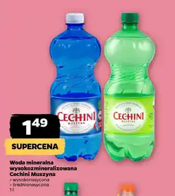 Netto Woda mineralna wysokozmineralizowana Cechini Muszyna oferta