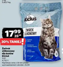 Netto Żwirek silikonowy dla kotów Kiciuś oferta