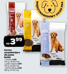Netto Karma uzupełniająca dla psów Bobik oferta