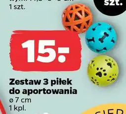 Netto Zestaw 3 piłek do aportowania oferta