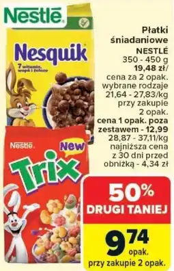 Carrefour Płatki śniadaniowe NESTLÉ oferta