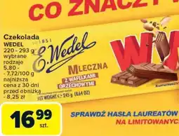 Carrefour Czekolada WEDEL oferta
