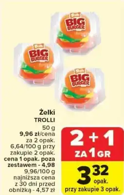 Carrefour Żelki TROLLI oferta