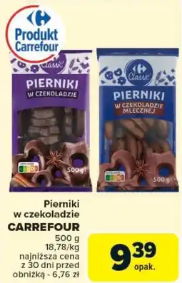 Carrefour Pierniki w czekoladzie CARREFOUR oferta