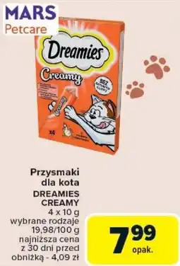 Carrefour Przysmaki dla kota DREAMIES CREAMY oferta