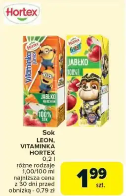 Carrefour Sok LEON, VITAMINKA HORTEX oferta