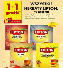 Biedronka Herbata Lipton 92 torebki oferta