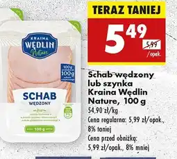 Biedronka Schab wędzony Nature Kraina Wędlin oferta