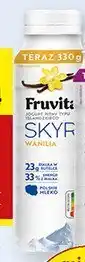 Biedronka Jogurt Skyr pitny waniliowy Fruvita oferta