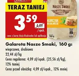 Biedronka Galareta drobiowa Nasze Smaki oferta