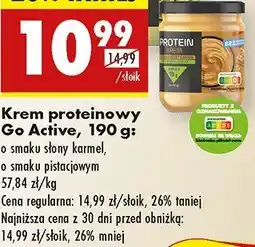 Biedronka Krem proteinowy o smaku słony karmel Go Active oferta