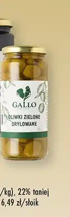 Biedronka Oliwki drylowane zielone Gallo oferta