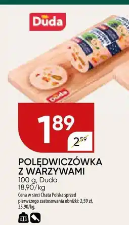 Chata Polska Polędwiczówka z warzywami Duda oferta